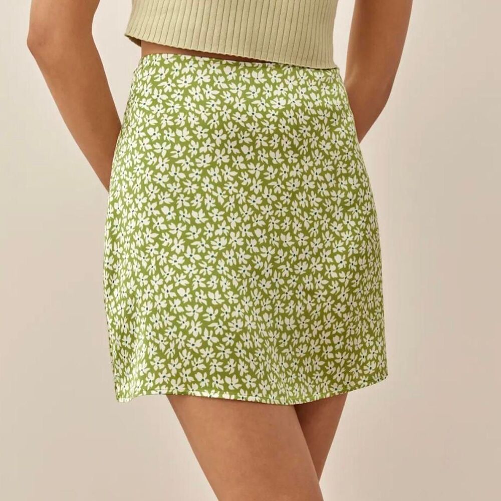 Reformation Benson silk skirt - Picture 2 of 8